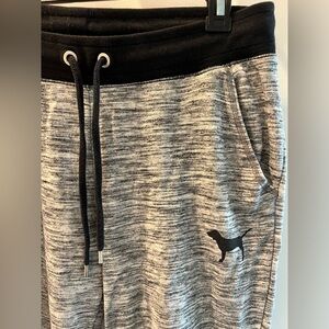 Gray & Black PINK Joggers